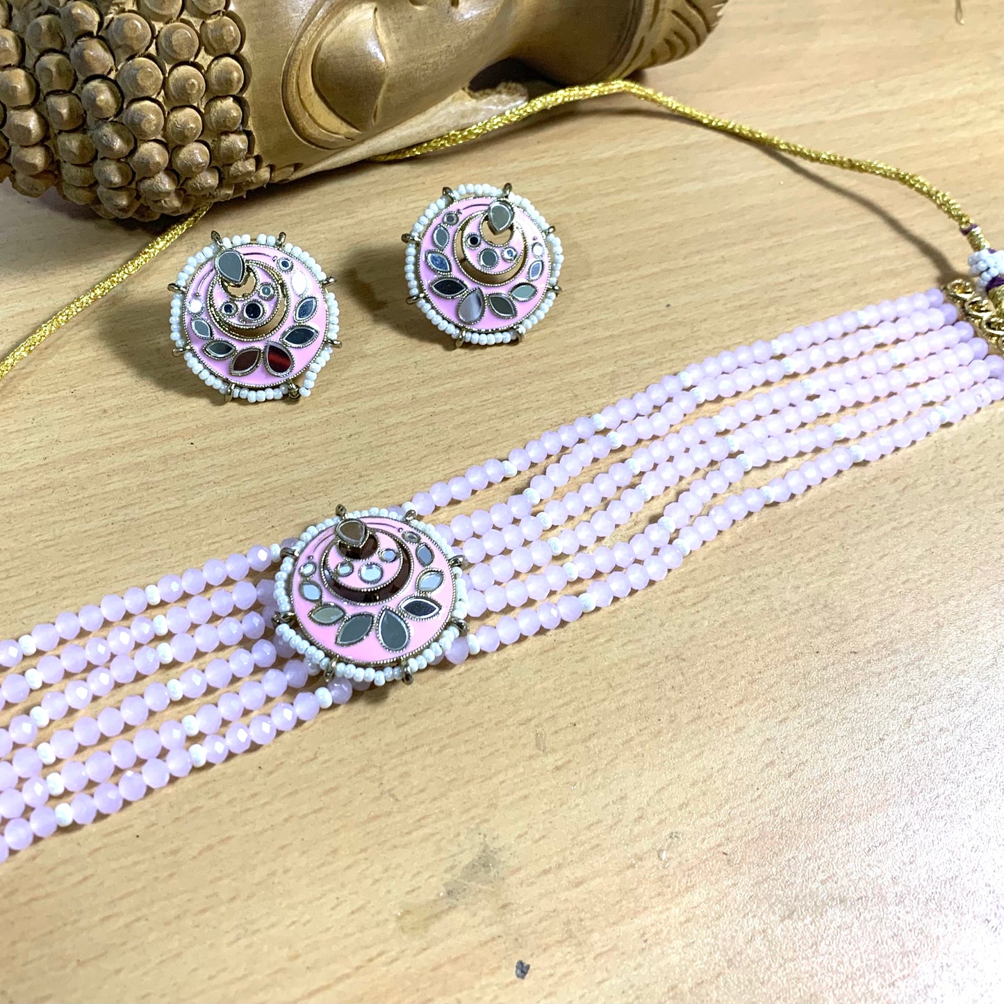 Kundan necklace set 46727778 - Vijay & Sons