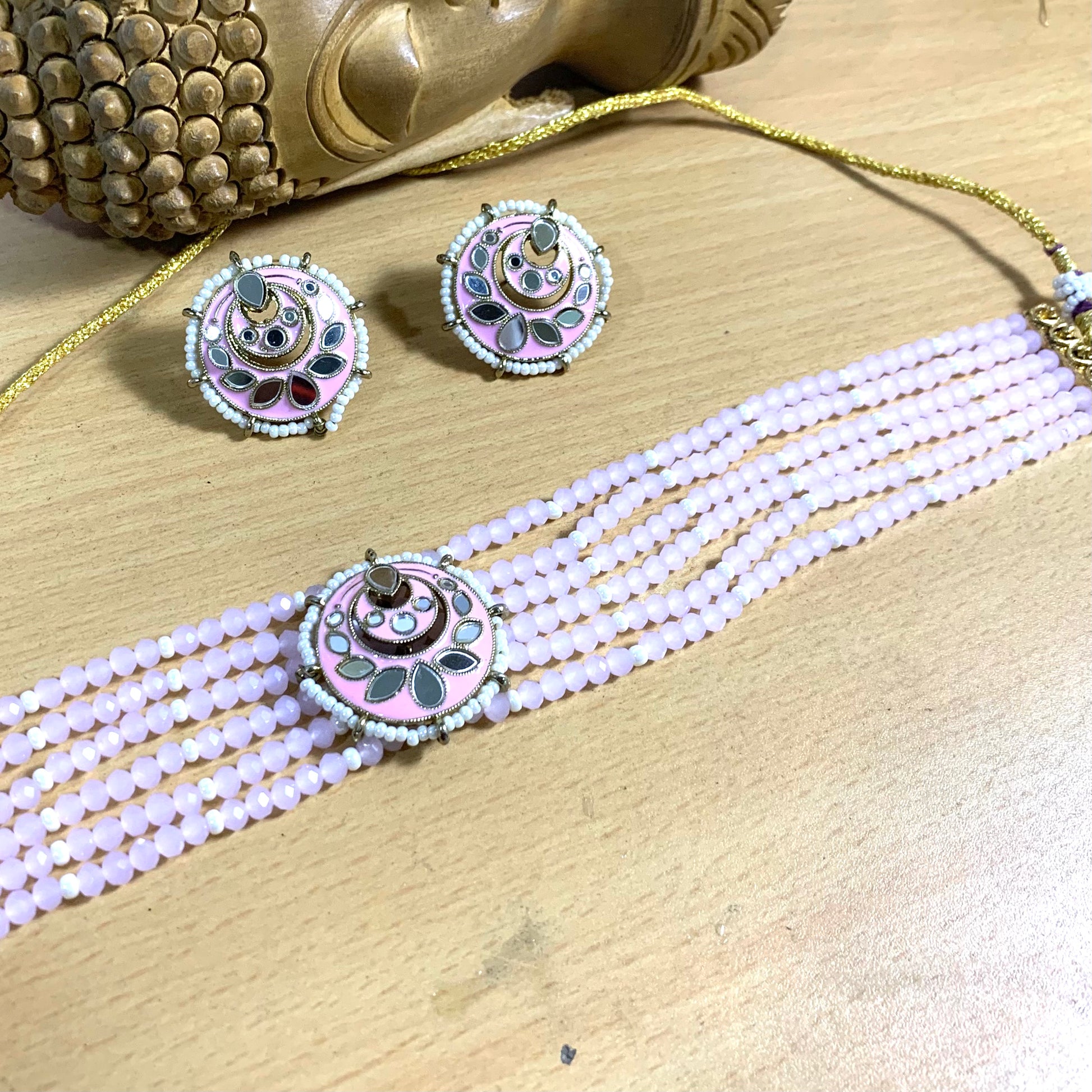 Kundan necklace set 46727778 - Vijay & Sons