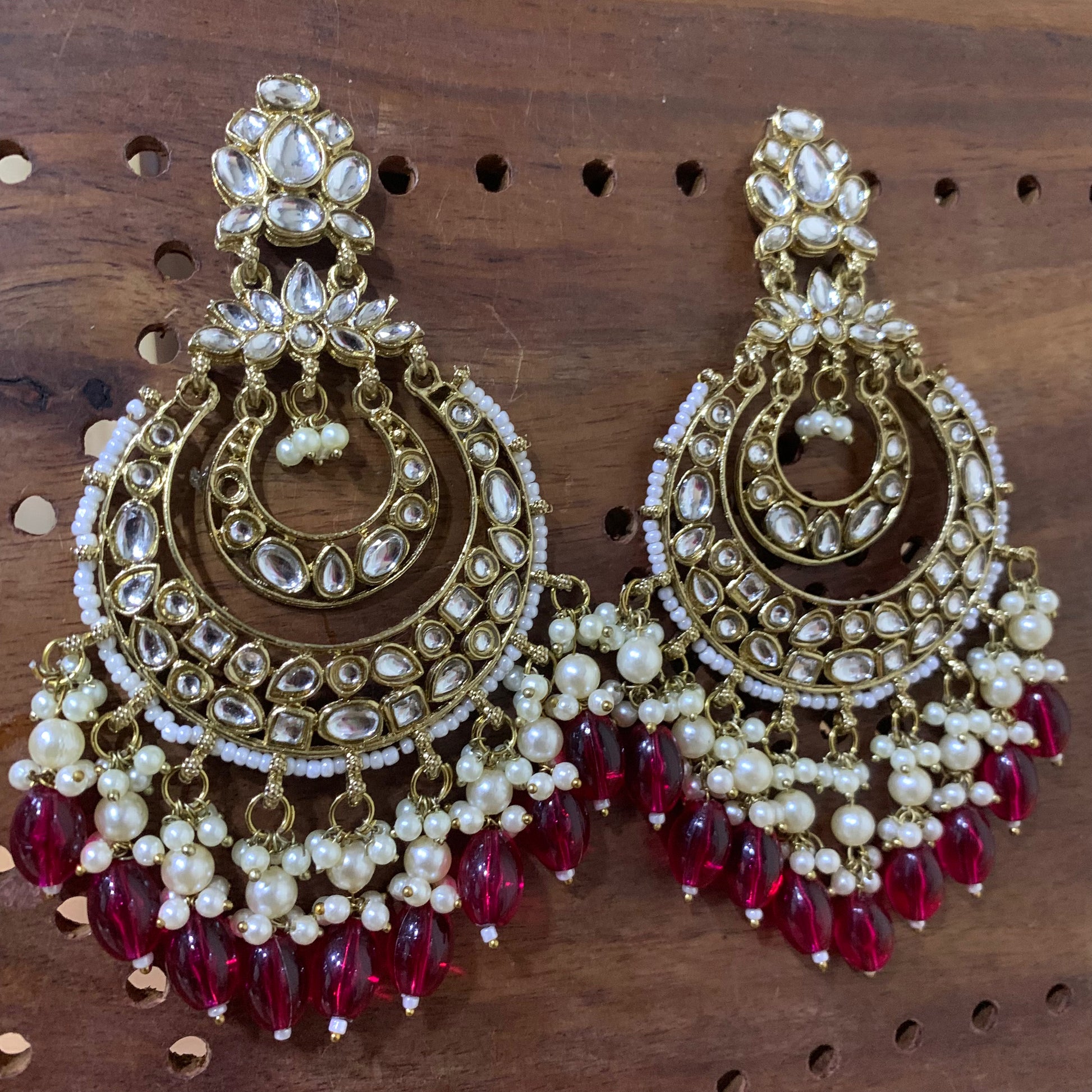 Kundan Earrings 234579 - Vijay & Sons