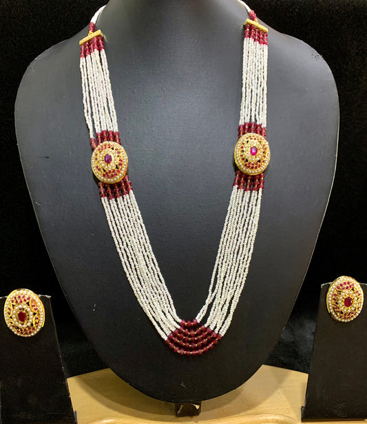 Jadau Rani Haar 546556 - Vijay & Sons