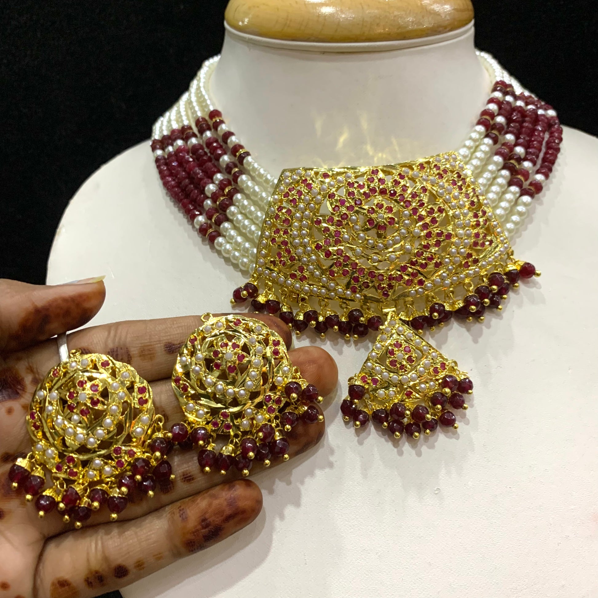 Jadau Necklace Sets 5358987 - Vijay & Sons