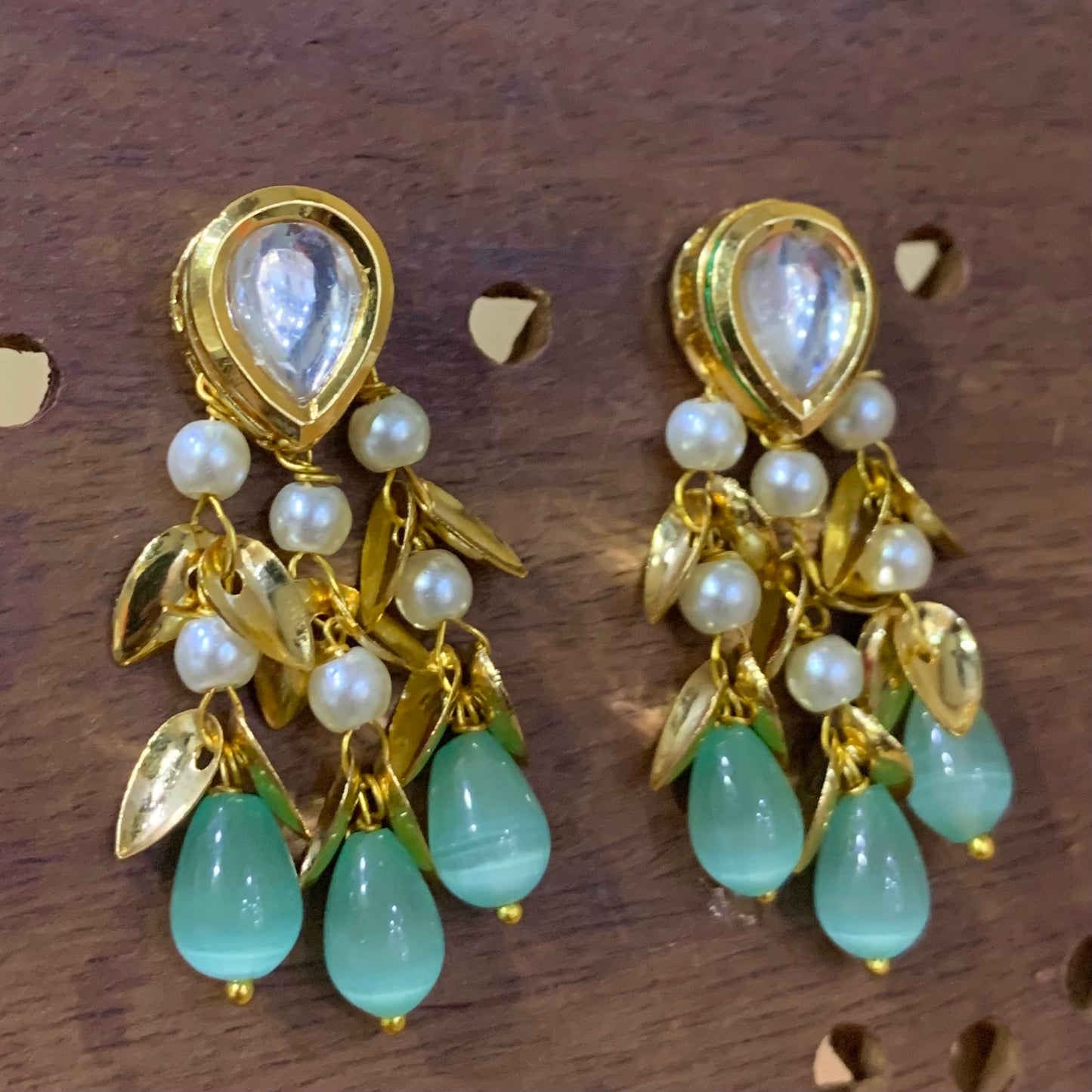 Kundan Earrings 22334