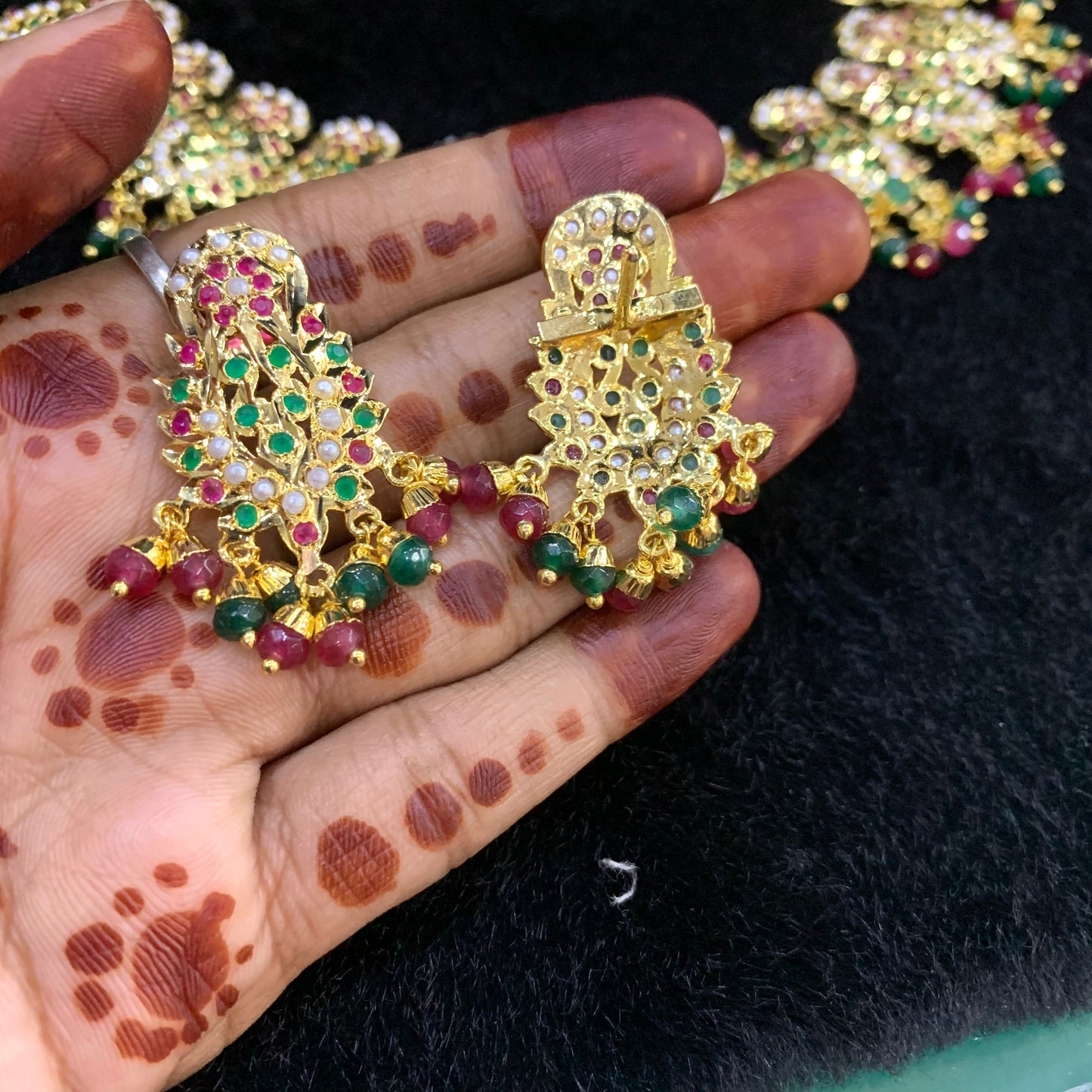 Jadau Necklace sets 378750 - Vijay & Sons