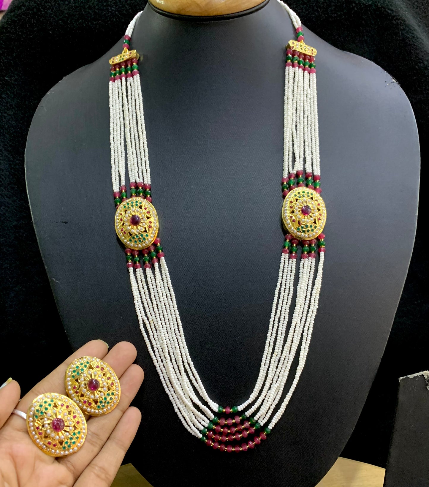 Jadau Rani Haar 546556 - Vijay & Sons