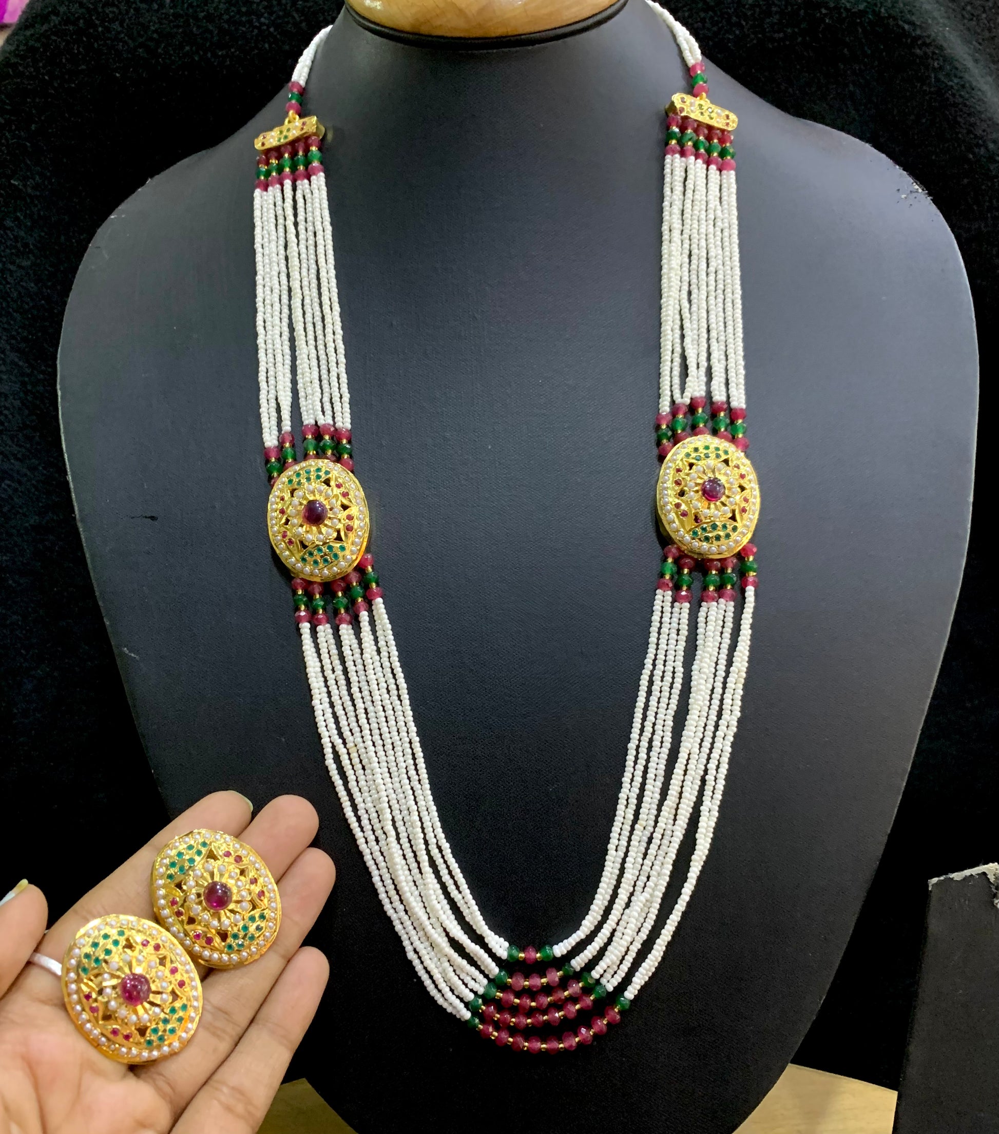Jadau Rani Haar 546556 - Vijay & Sons
