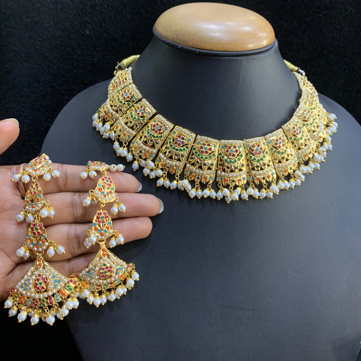 Jadau Necklace sets 456433