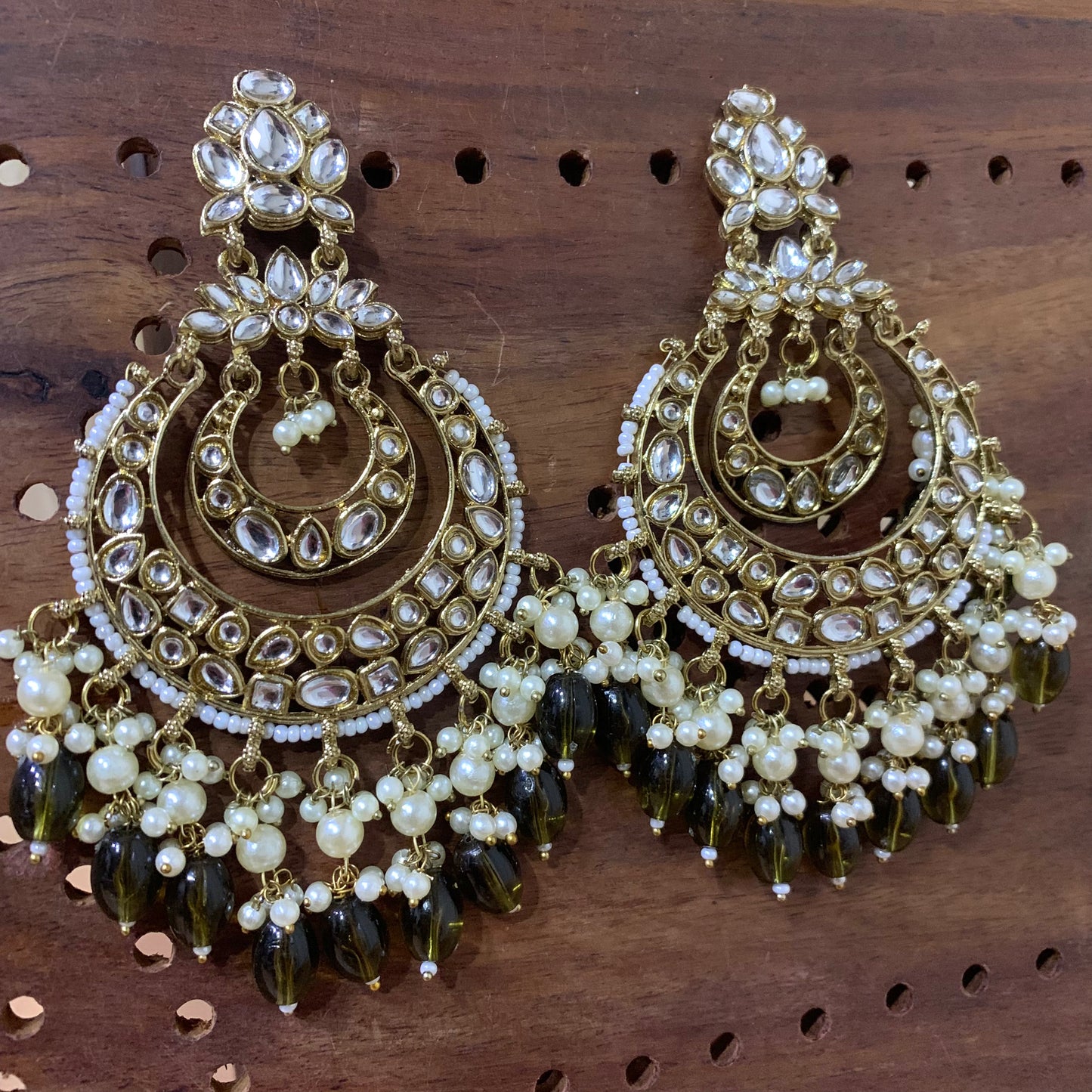 Kundan Earrings 234579 - Vijay & Sons