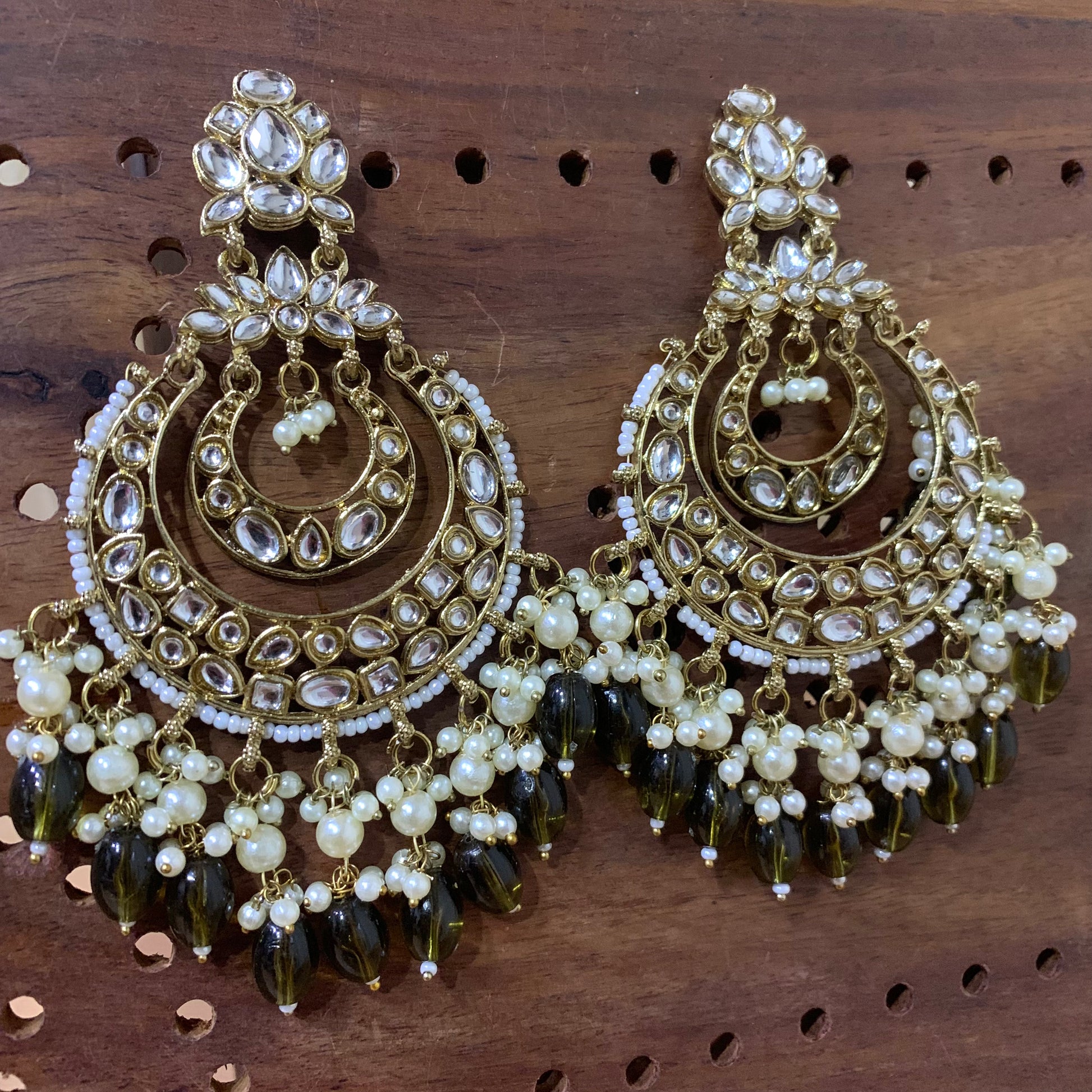 Kundan Earrings 234579 - Vijay & Sons