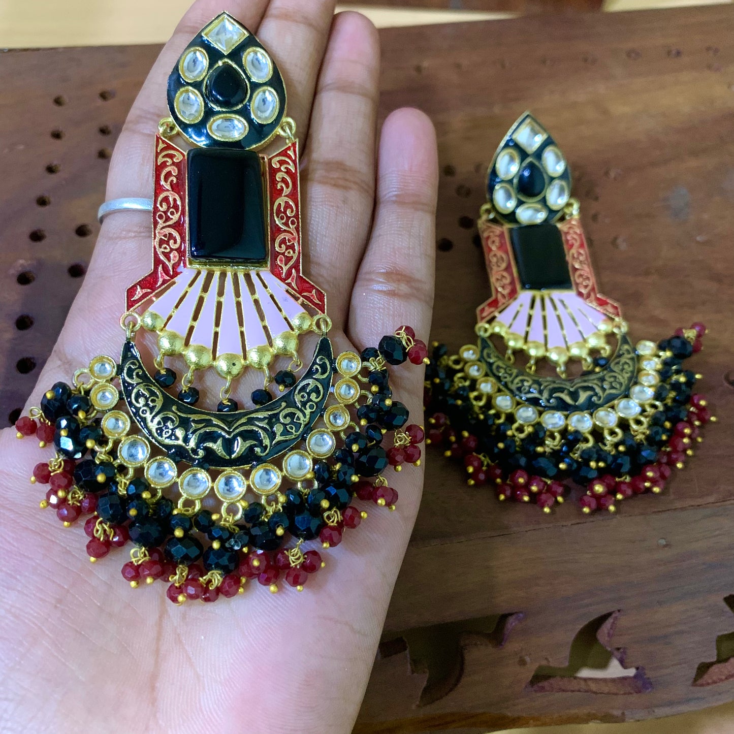 Kundan Earrings 294010 - Vijay & Sons