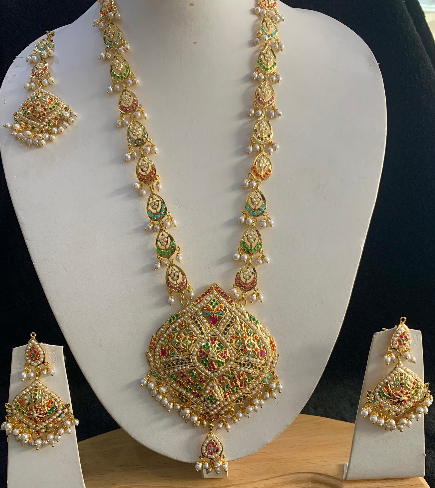 Jadau Rani Haar 578545 - Vijay & Sons