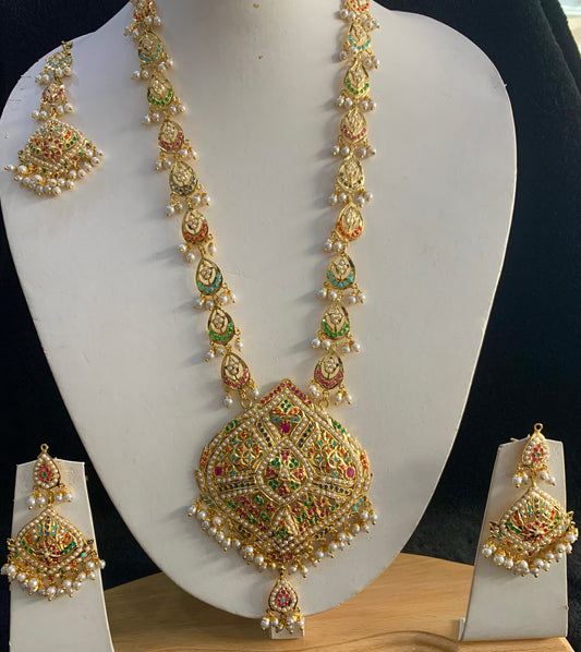 Jadau Rani Haar 578545 - Vijay & Sons