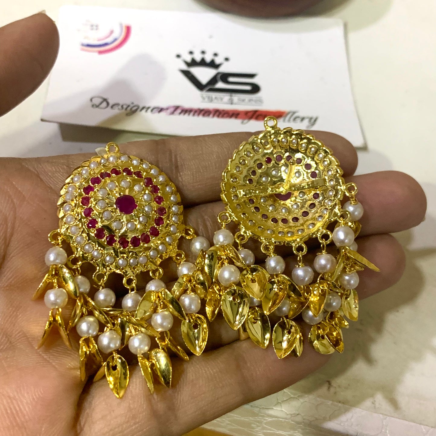 Jadau Earrings 52755