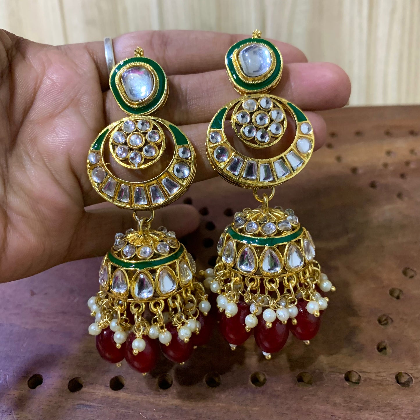 Kundan Tikka Earrings 444334