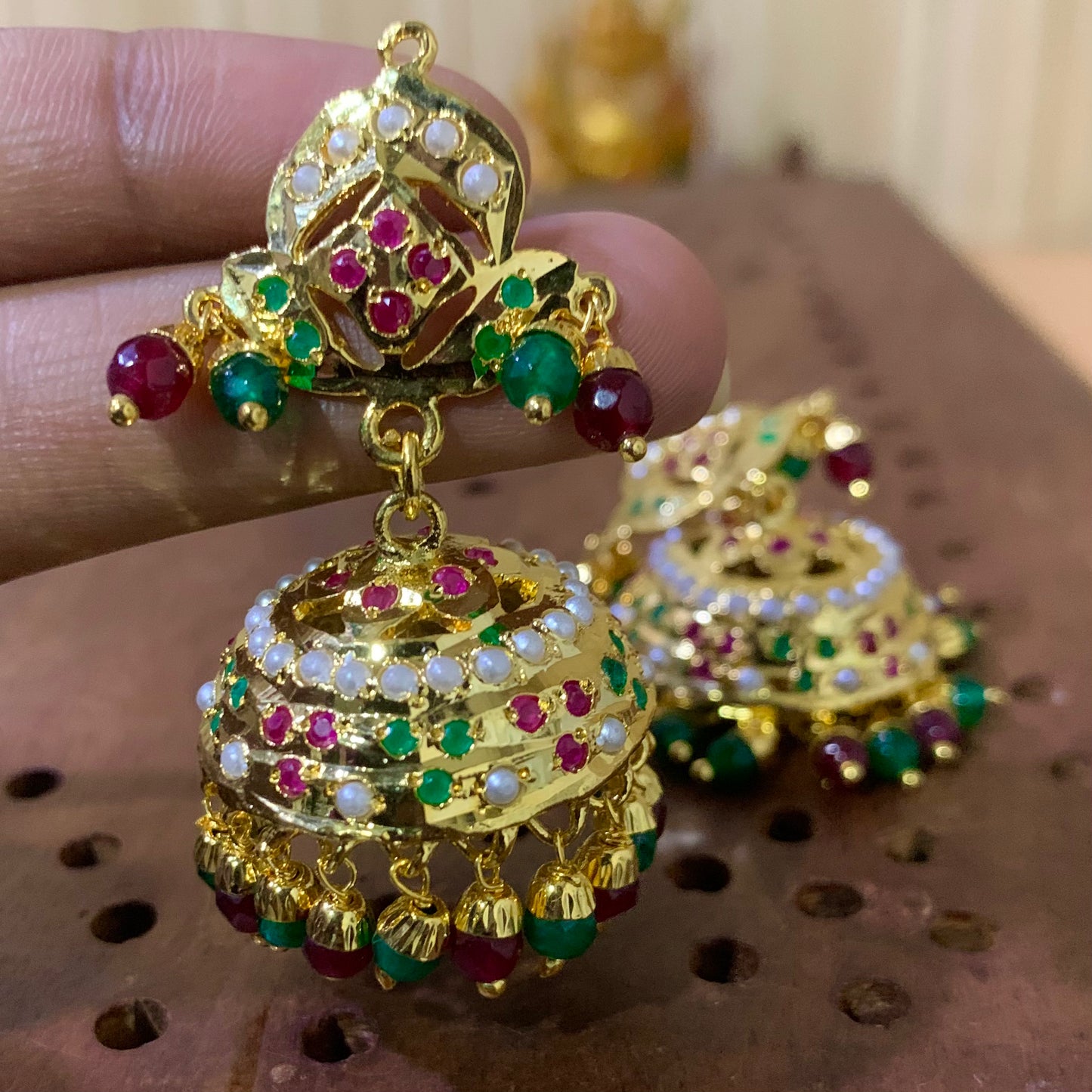 Jadau Earrings 46645