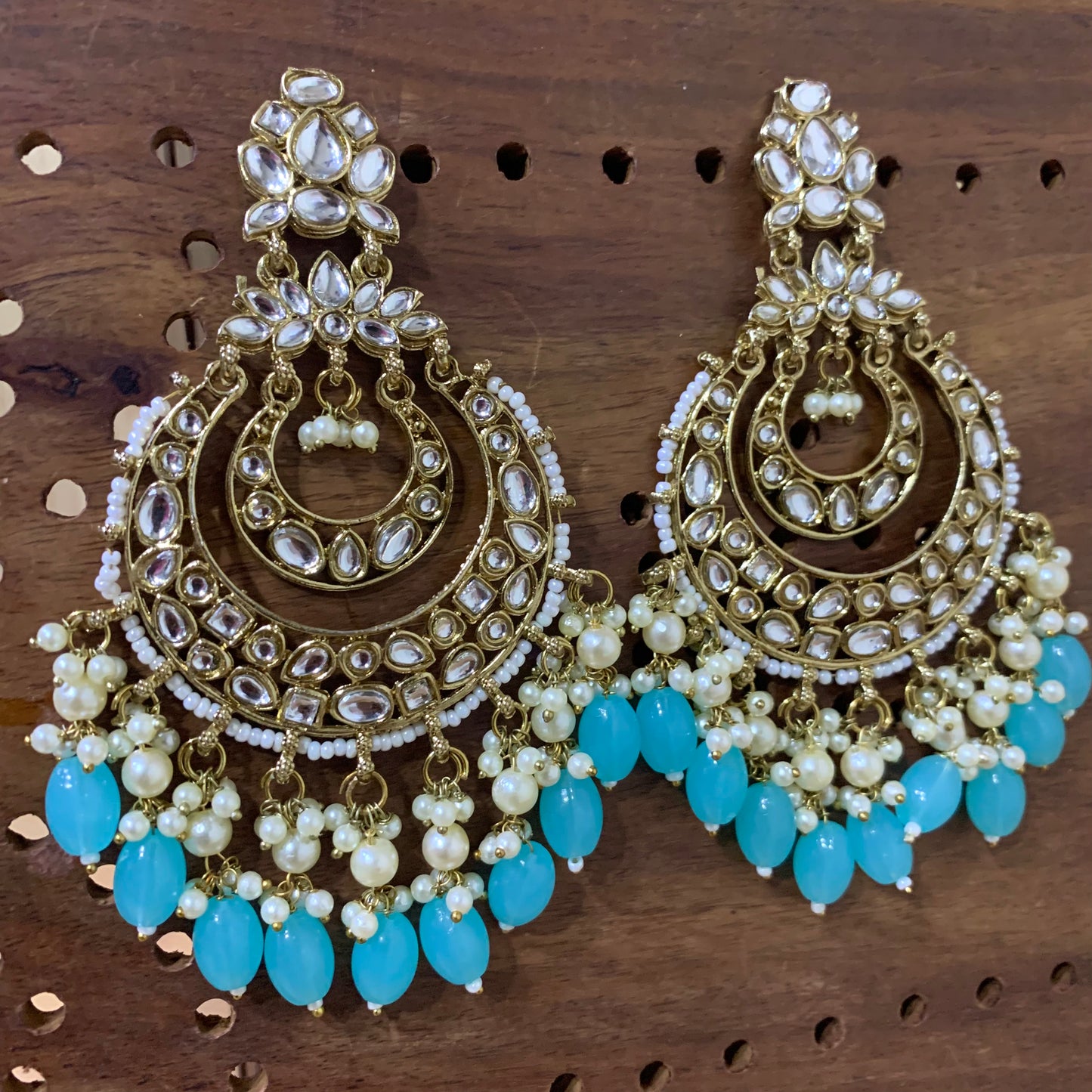 Kundan Earrings 234579 - Vijay & Sons