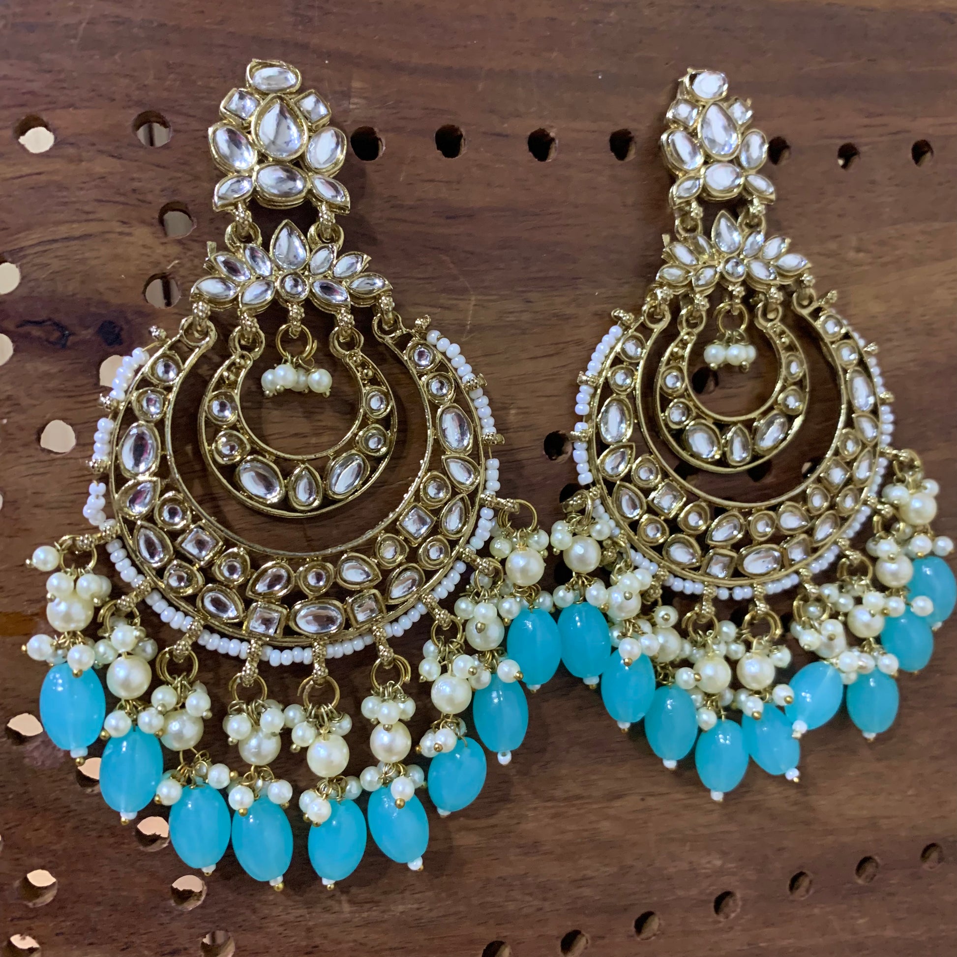 Kundan Earrings 234579 - Vijay & Sons