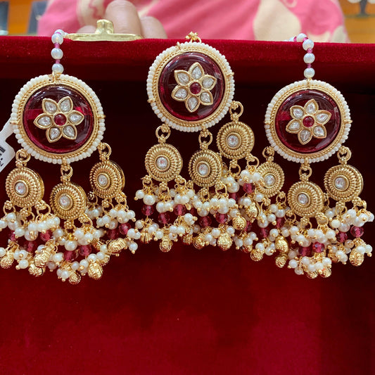 Kundan Necklace Set 1724