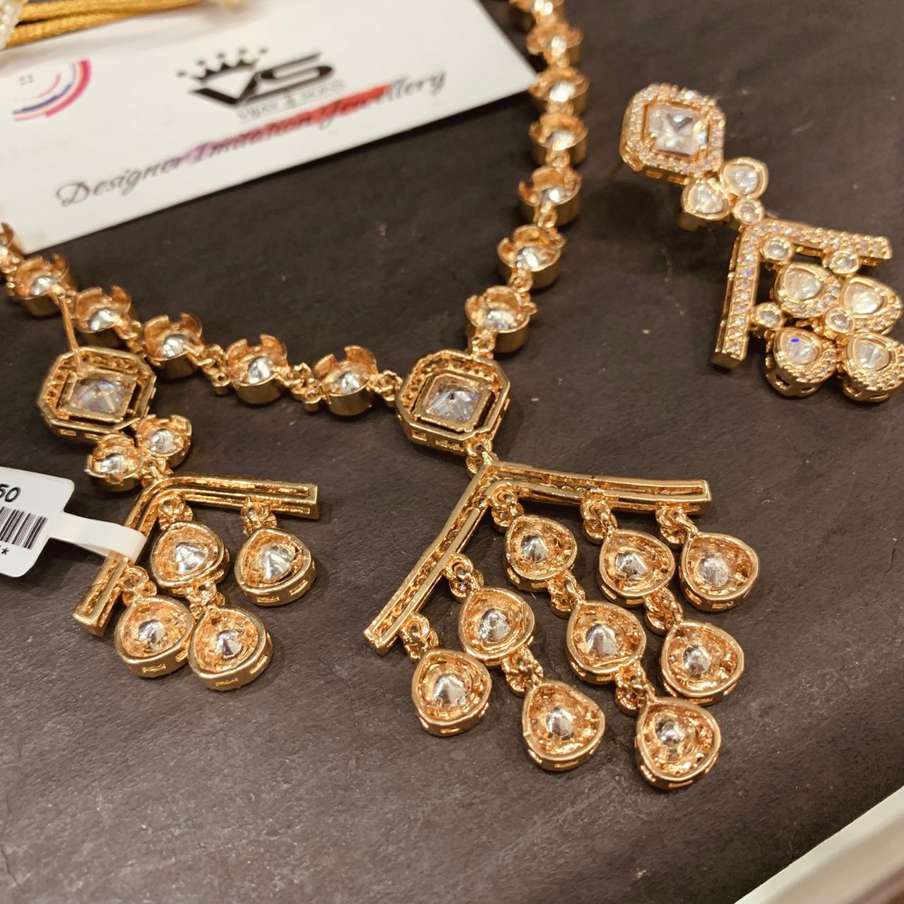 Kundan Necklace Set 7529