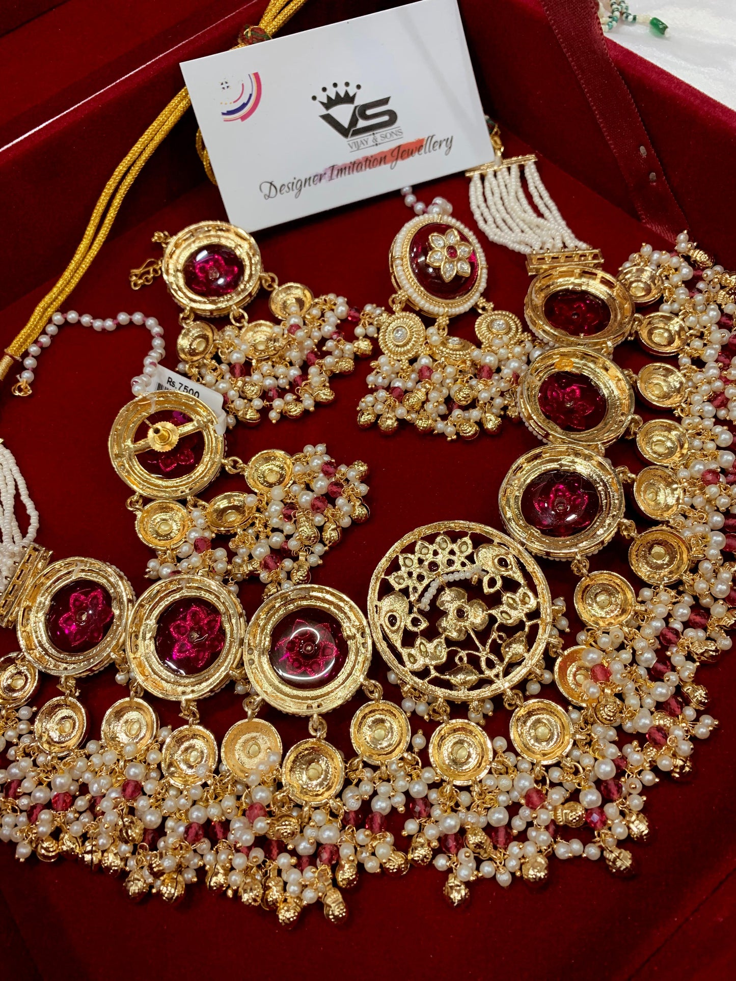 Kundan Necklace Set 1724