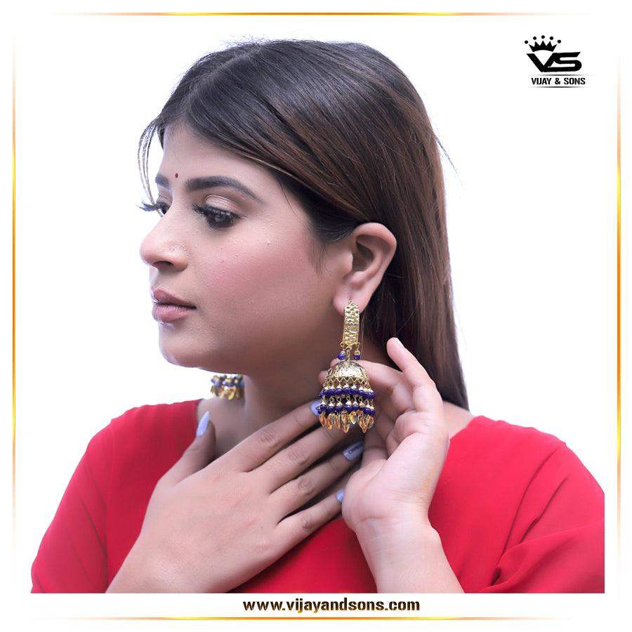 Gold Platted earrings - Vijay & Sons