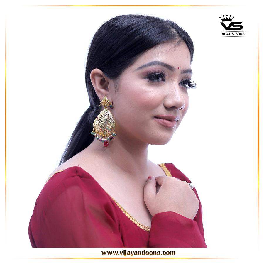 Jadau Earrings 255352 - Vijay & Sons
