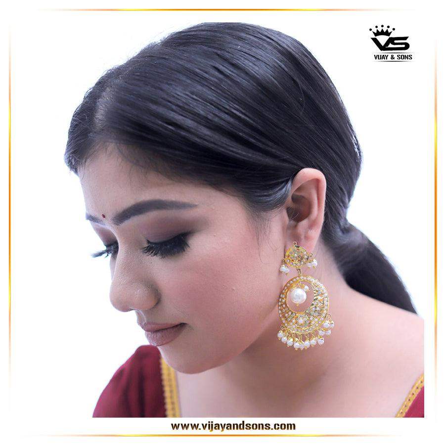 Jadau Earrings 564798 - Vijay & Sons
