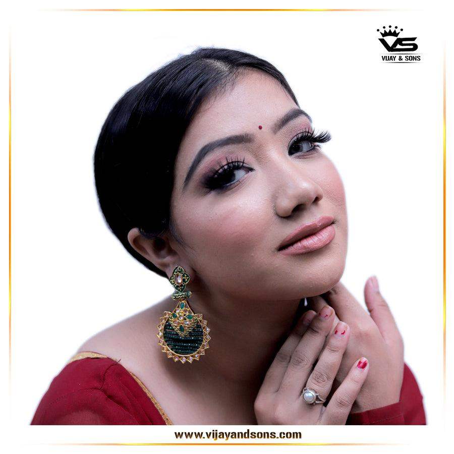 Antique Earrings 7556 - Vijay & Sons