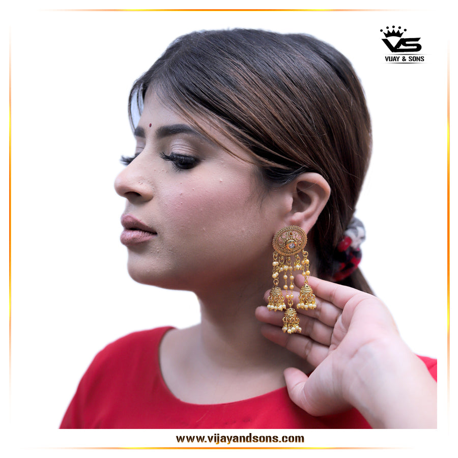 Antique Earrings 4556 freeshipping - Vijay & Sons