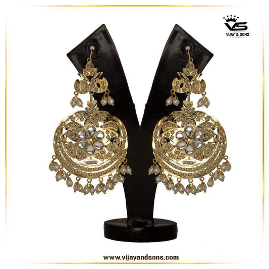 Jadau Earrings 564793 - Vijay & Sons
