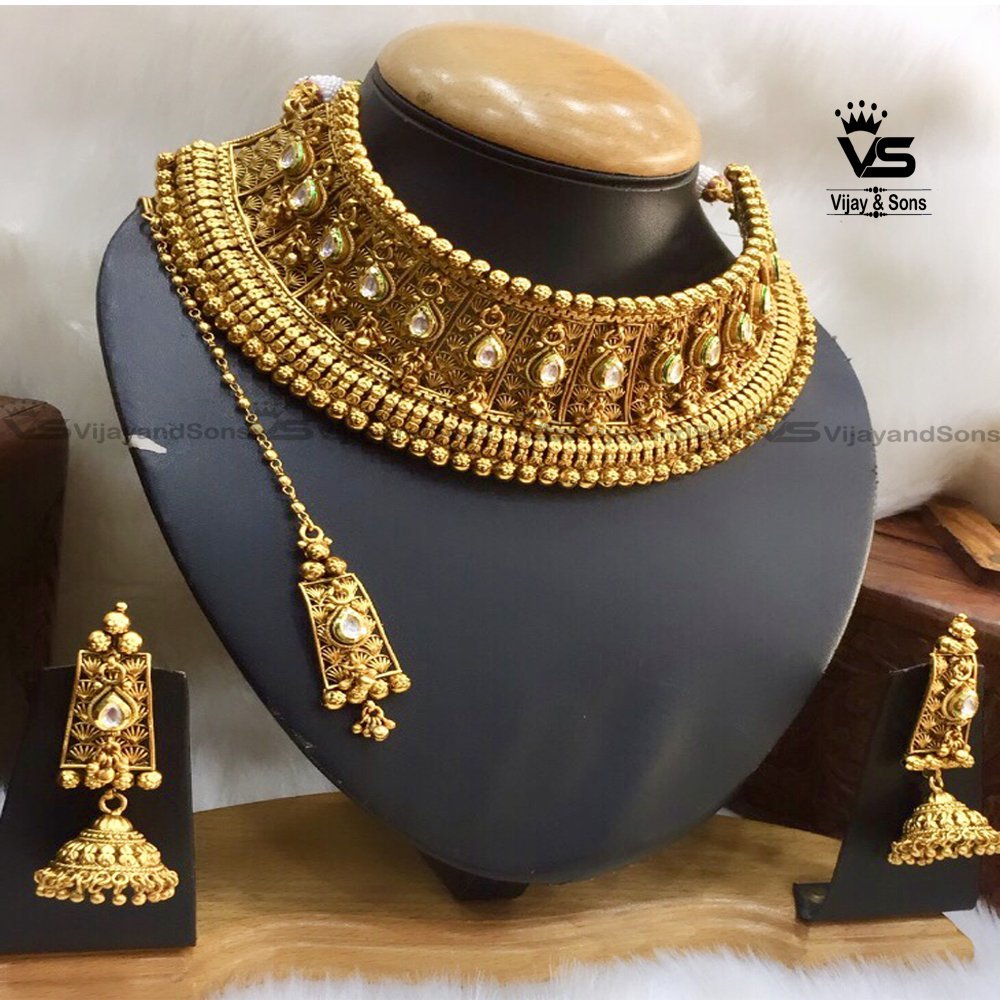 Wedding Necklace And Earring Set For Women And Girls freeshipping - Vijay & Sons