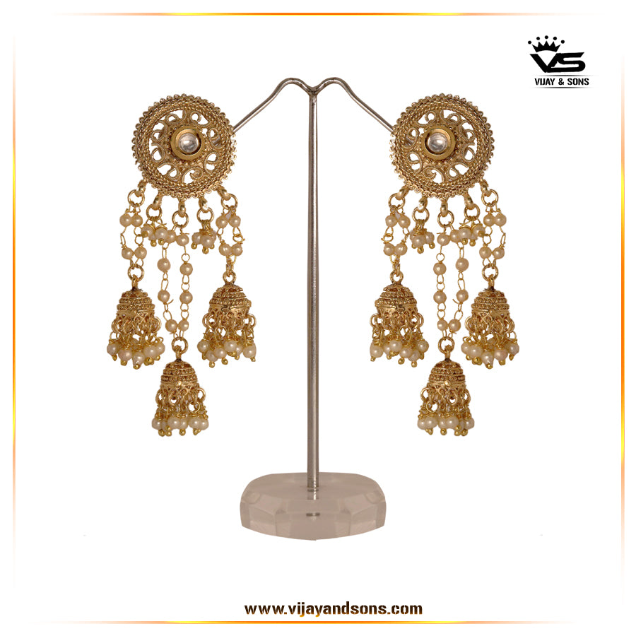Antique Earrings 4556 freeshipping - Vijay & Sons