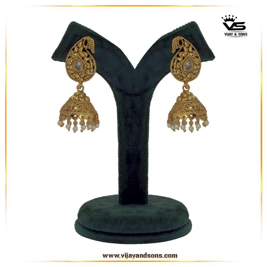 Antique Earrings 2896 freeshipping - Vijay & Sons