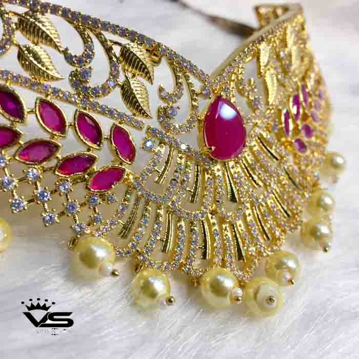 Pearl Jewelry Set For Bride freeshipping - Vijay & Sons
