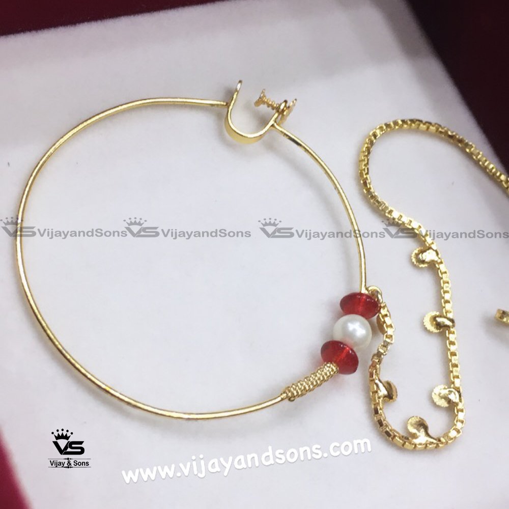 ruby simple quality nath freeshipping - Vijay & Sons