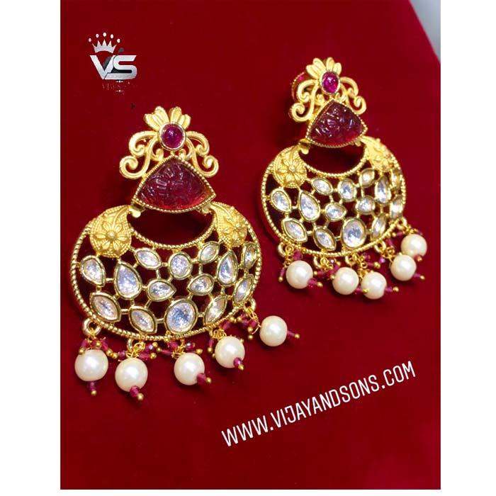 Traditional Gold Jhumka Designs - Vijay & Sons