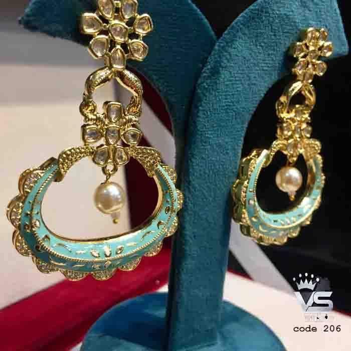 bali style earrings - Vijay & Sons
