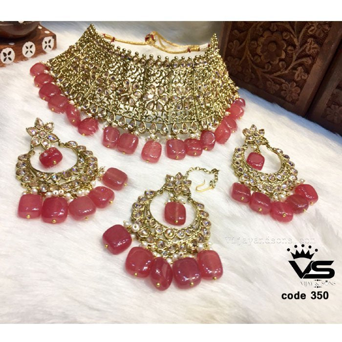antique peech quality necklace freeshipping - Vijay & Sons