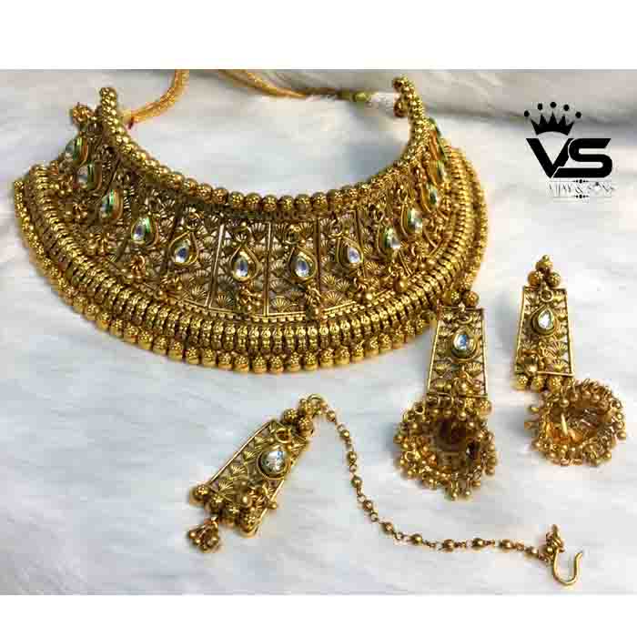 Wedding Necklace And Earring Set For Women And Girls freeshipping - Vijay & Sons