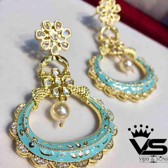 bali style earrings - Vijay & Sons
