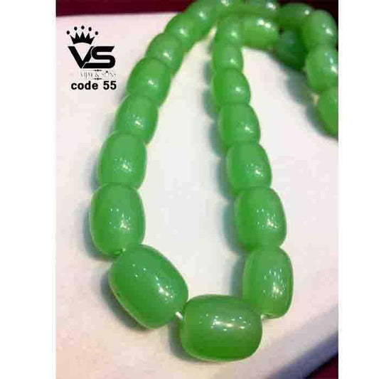 green pearl mala for party wear - Vijay & Sons
