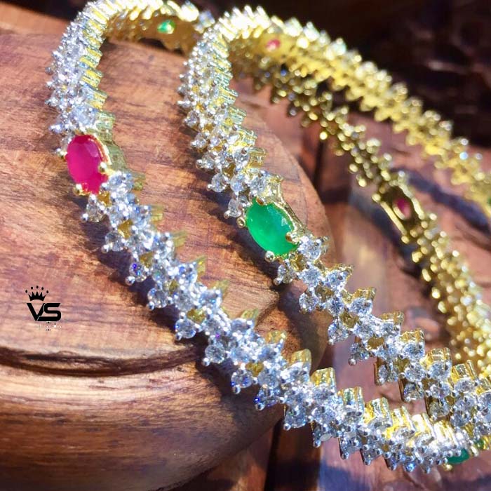 Unique Gold Plated Bangles Set freeshipping - Vijay & Sons