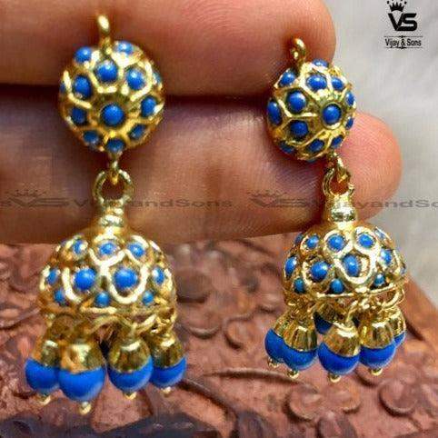 Jadau Earrings 35458 - Vijay & Sons