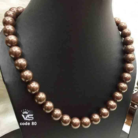 brown pearls mala for girls - Vijay & Sons