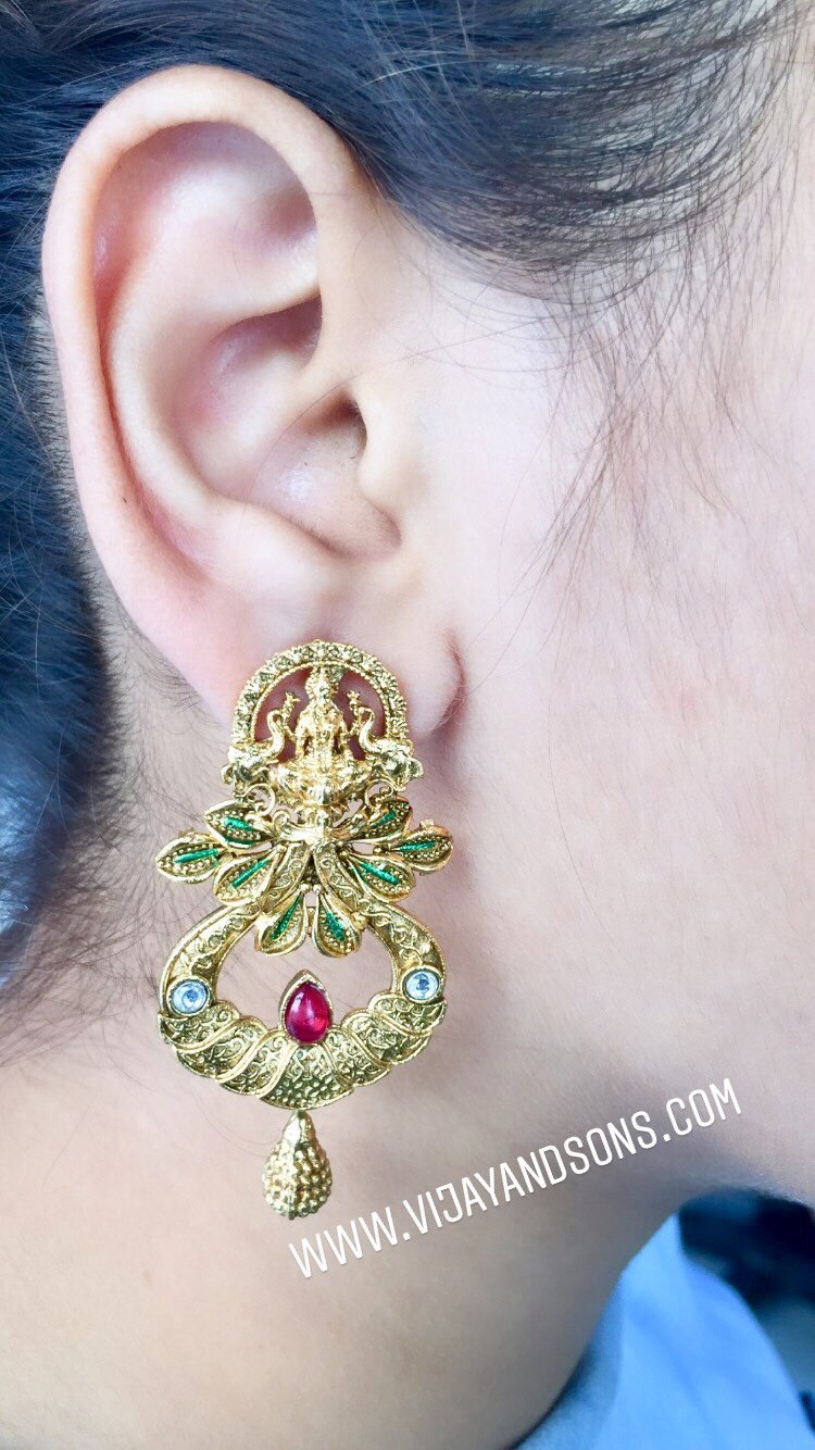 meeni diamond hangings for girls freeshipping - Vijay & Sons