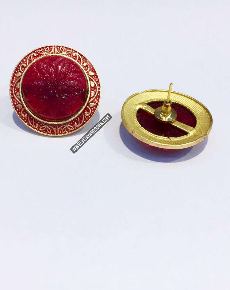 Ruby Stone earrings