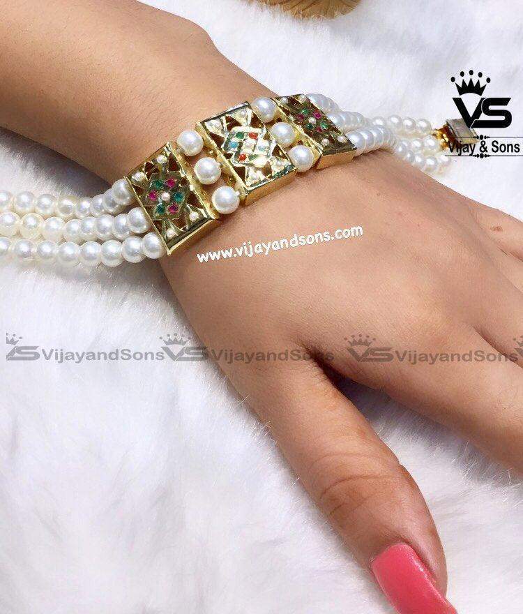 Jadau Bracelets 100c - Vijay & Sons