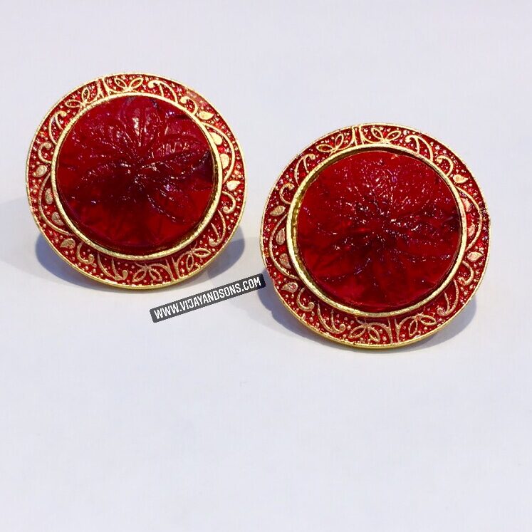 Ruby Stone earrings