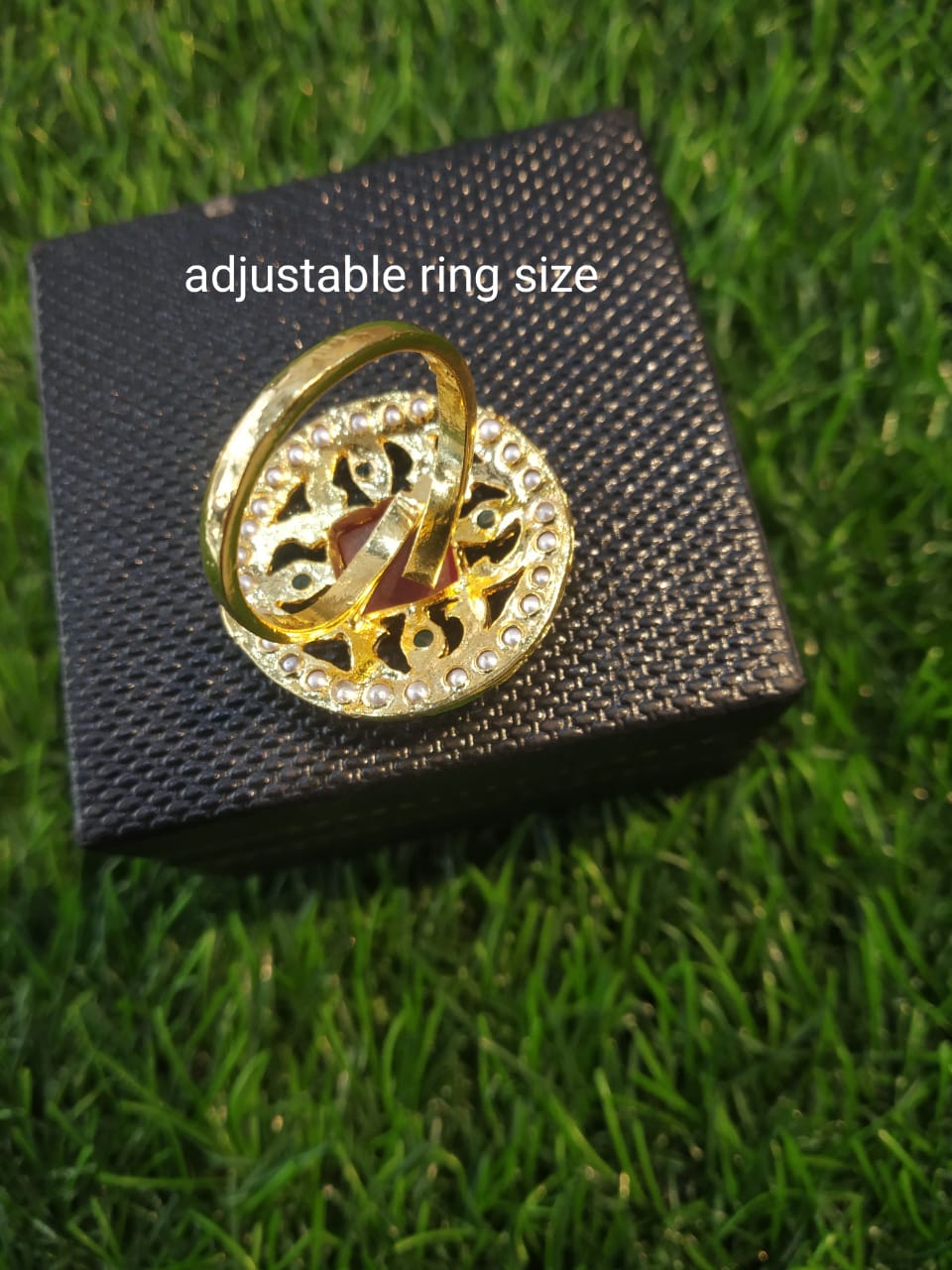 Jadau Ring 284629 - Vijay & Sons