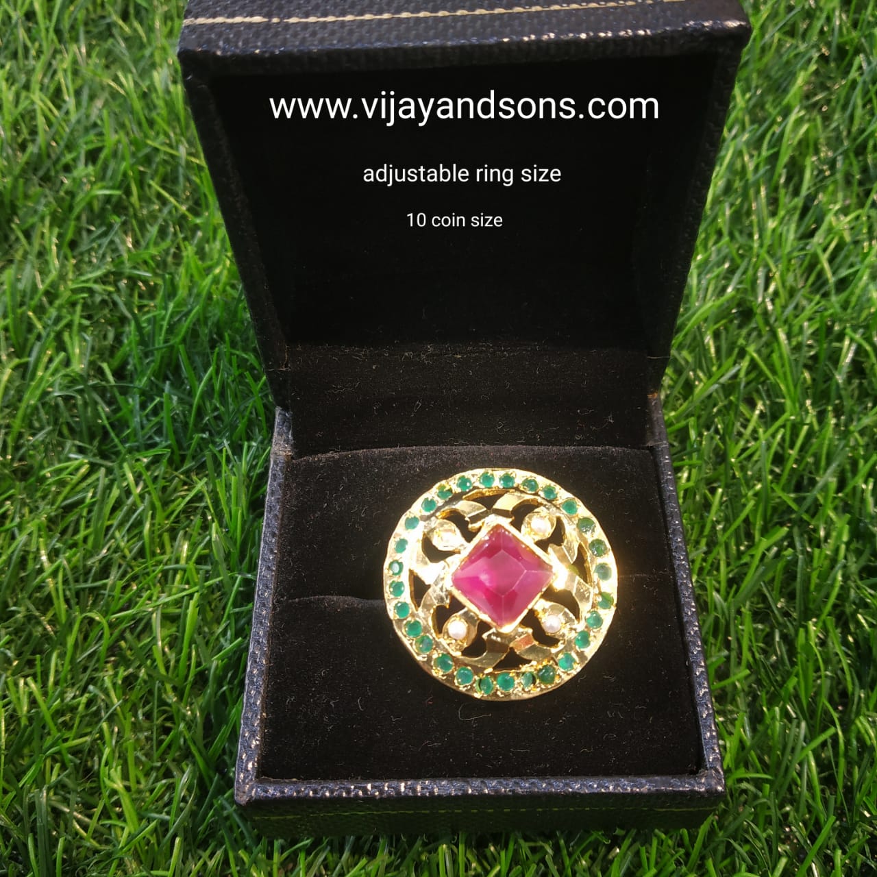 Jadau Ring 284629 - Vijay & Sons