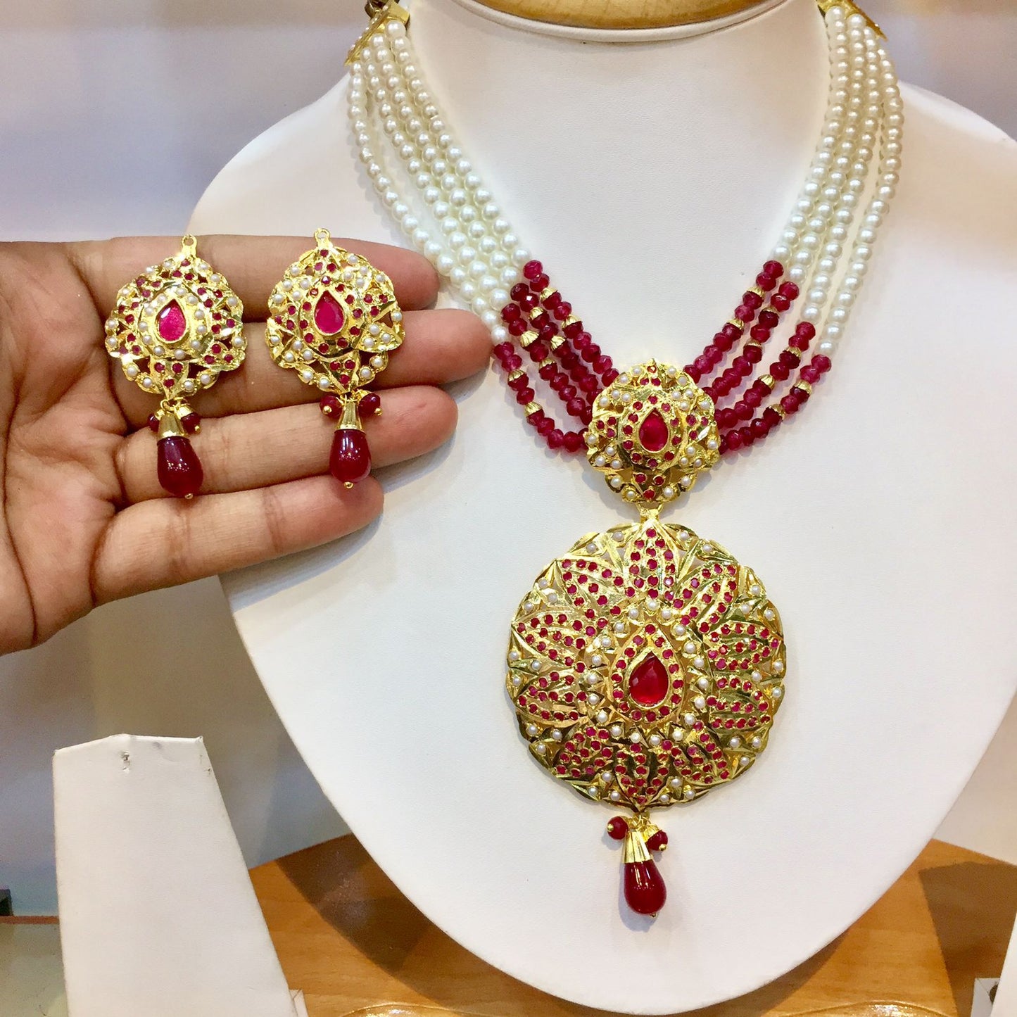 Jadau Necklace Sets 3005348